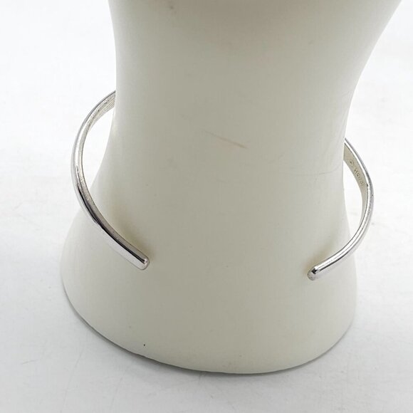 Silver Tone Chevron Cuff Bracelet By Avon - Picture 3 of 6